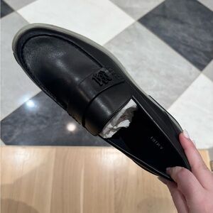 AMIRI Black Leather Men's Slip-On Loafers